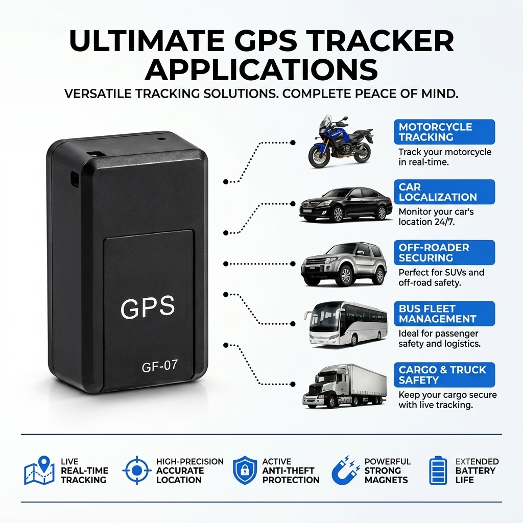 TrackGuard Pro - Mini Magnetic GPS Tracker