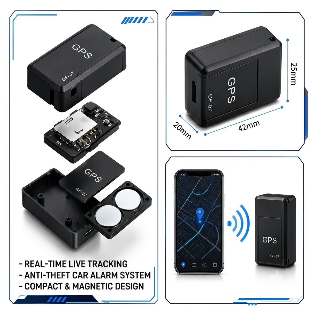 TrackGuard Pro - Mini Magnetic GPS Tracker